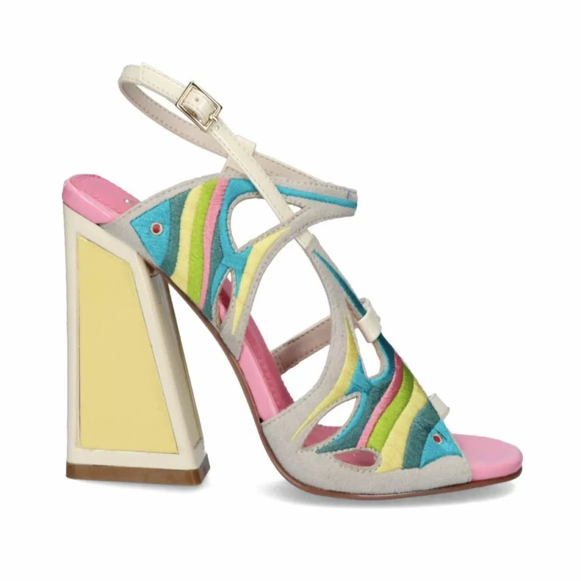 Exe Shoes Sandálias De Salto>Sandalia Tacao Dominic-522 Ice