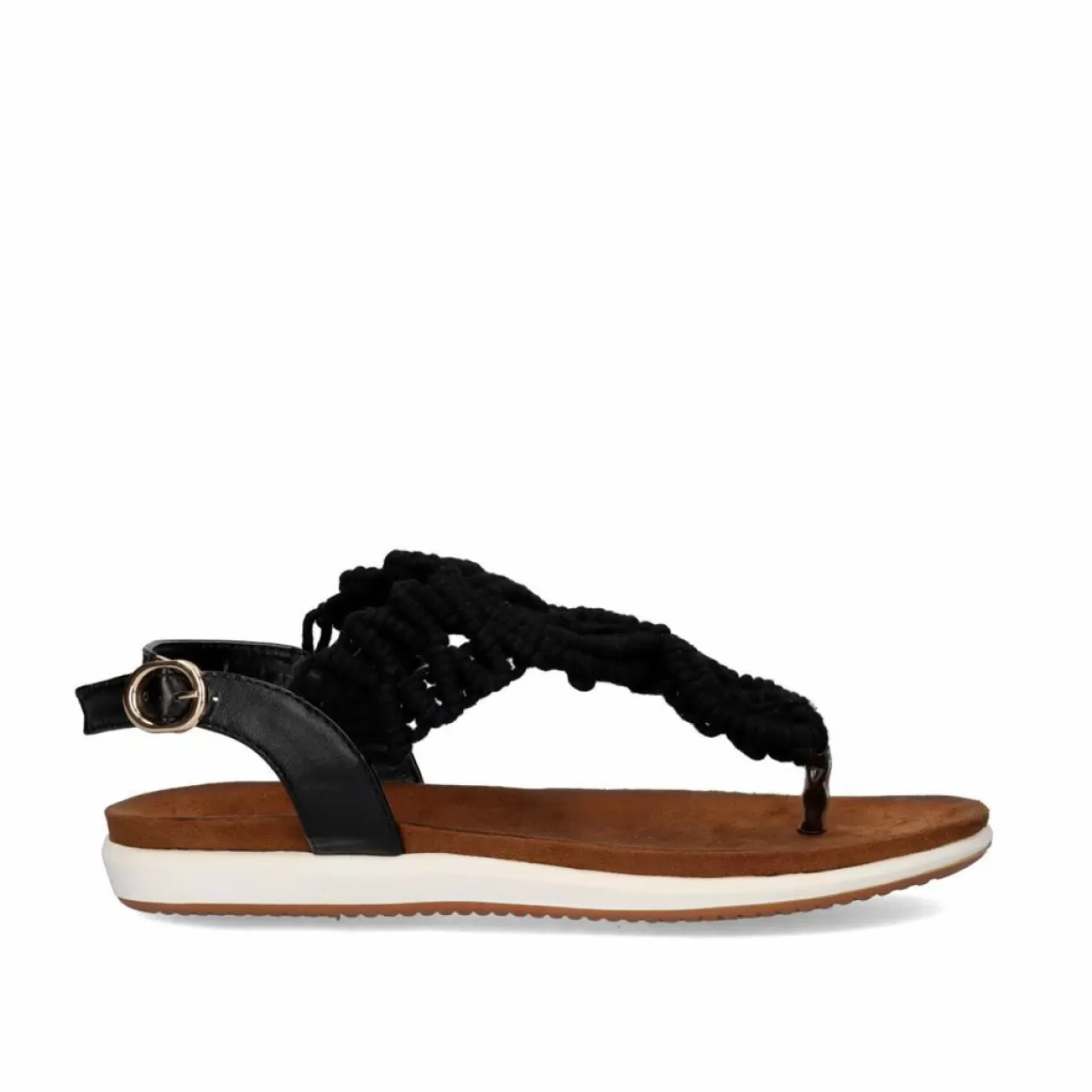 Exe Shoes Sandálias Planas>Sandálias De Croche Flat Toe F8043-26A Preta