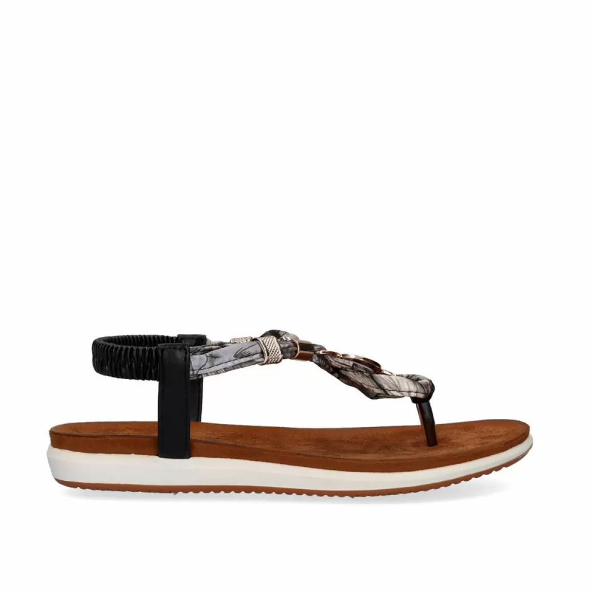 Exe Shoes Sandálias Planas>Sandálias De Dedo Liso F8043-4 Preta
