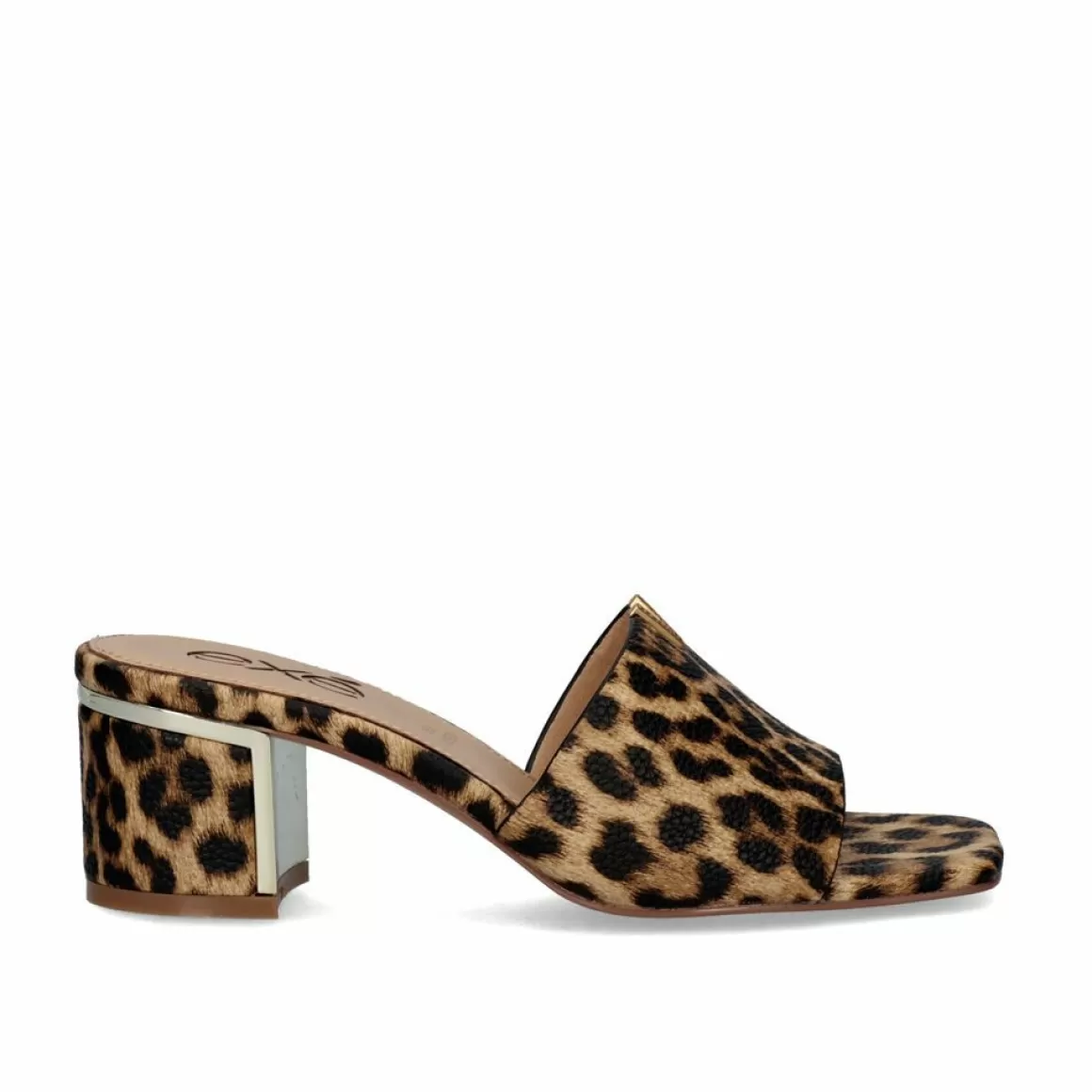 Exe Shoes Sandálias De Salto>Sandálias De Salto Baixo Isabel-572 Leopardo