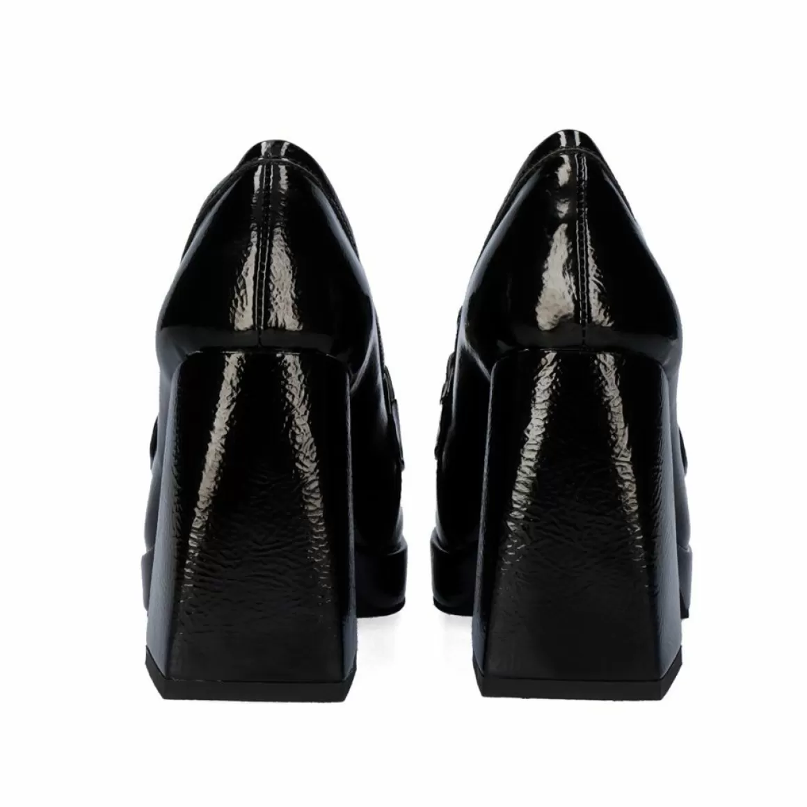 Exe Shoes Calçados De Salao>Sapato De Salto Alto Estilo Mocassim W2083-R3136 Cor Estilo Charol Black