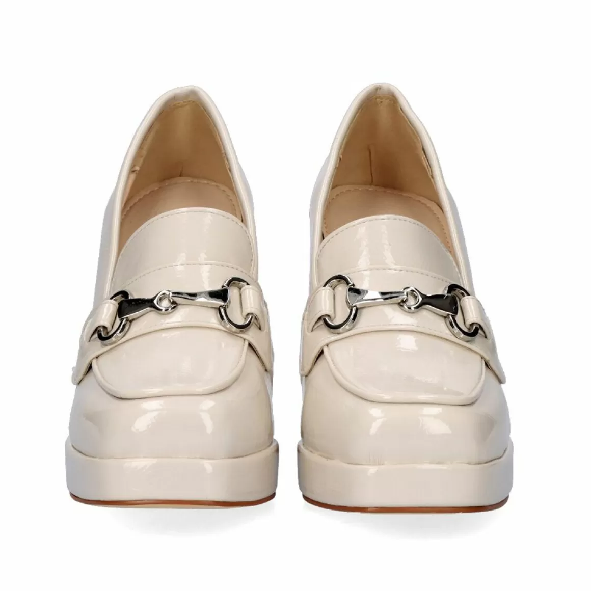 Exe Shoes Calçados De Salao>Sapato De Salto Alto Estilo Mocassim W2083-R3136 Cor Ice