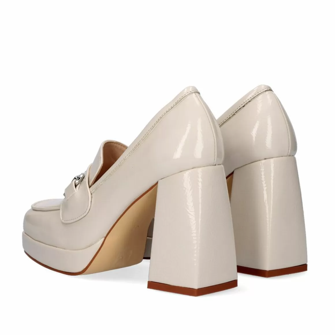 Exe Shoes Calçados De Salao>Sapato De Salto Alto Estilo Mocassim W2083-R3136 Cor Ice