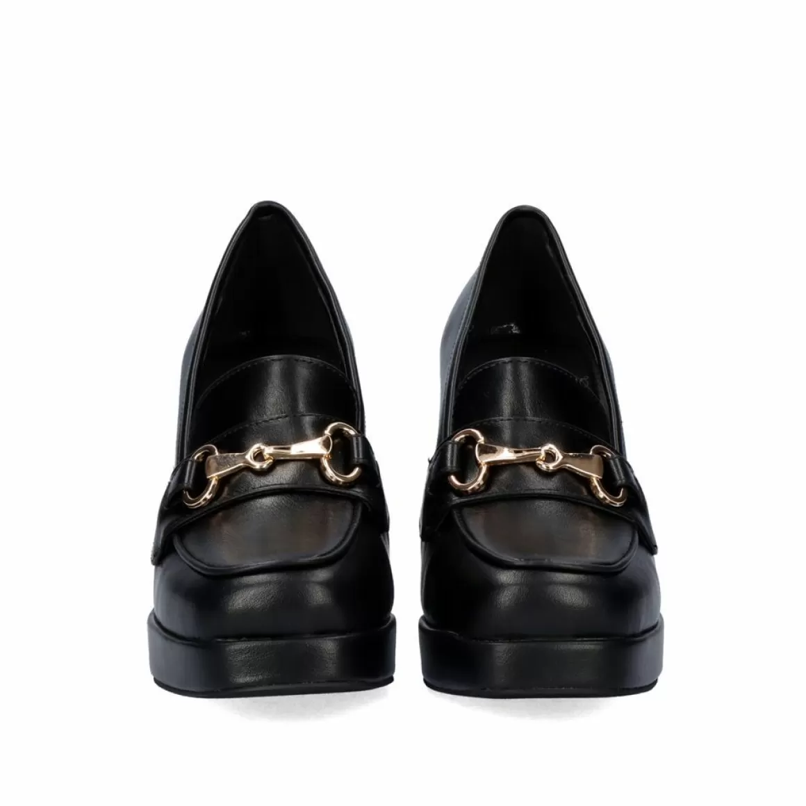 Exe Shoes Calçados De Salao>Sapato De Salto Alto Estilo Mocassim W2083-R3136 Cor Preta