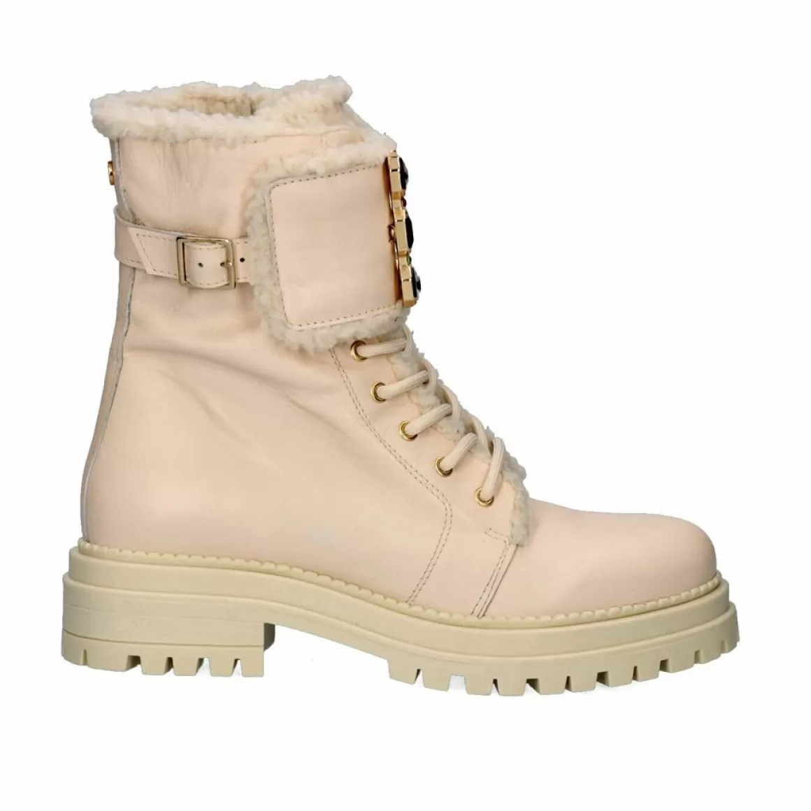 Exe Shoes Botinhas>Saqueador Estilo Militar 123R Em Branco-Ice