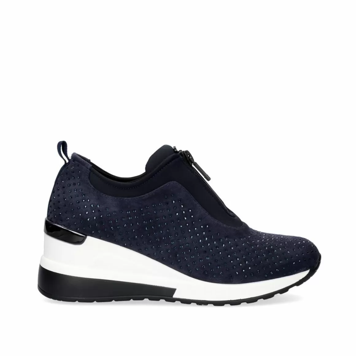 Exe Shoes Sneakers Mujer>Sneaker Plataforma Azul Ex24 Com Brilhantes