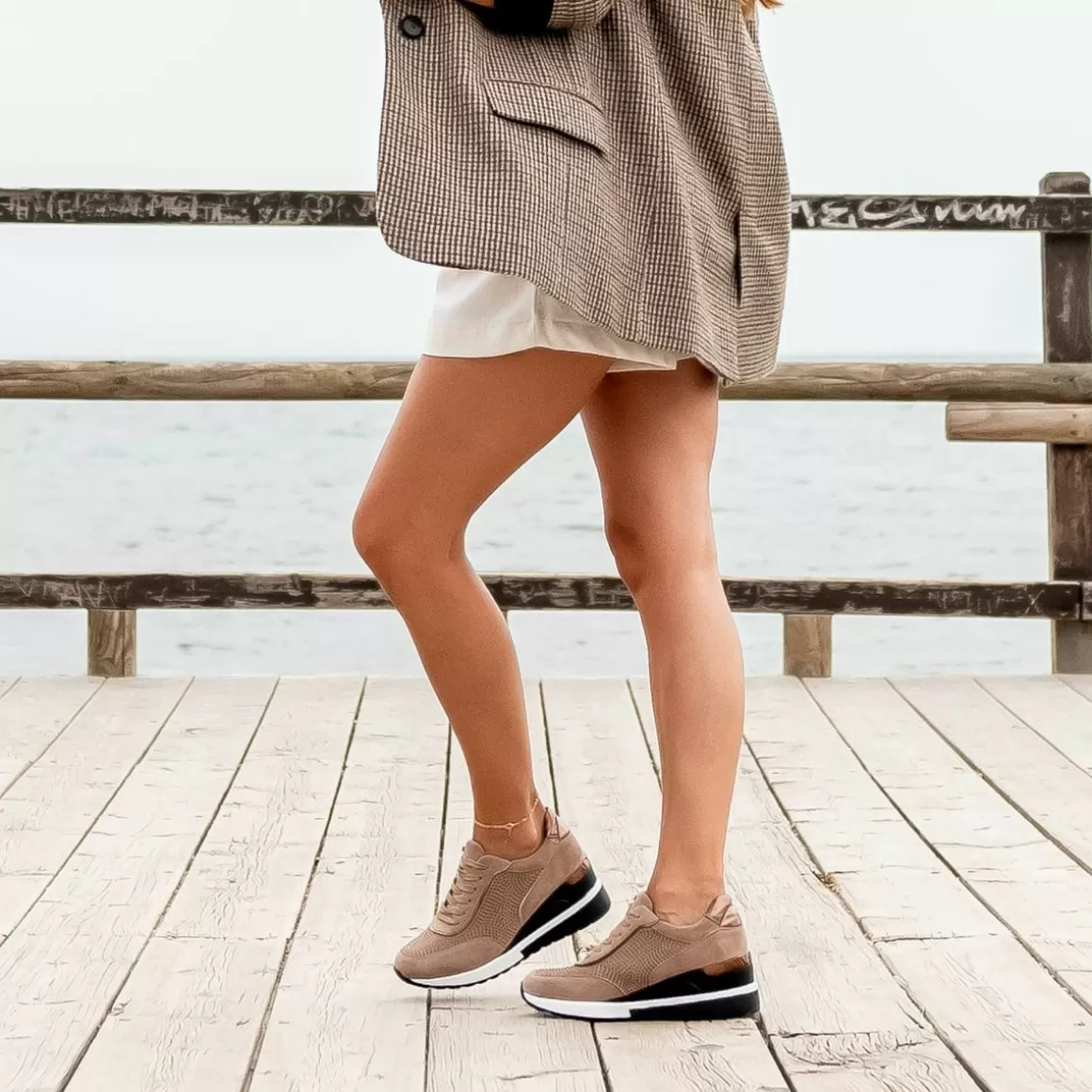 Exe Shoes Sneakers Mujer>Sneaker Plataforma Ex25 Em Camel