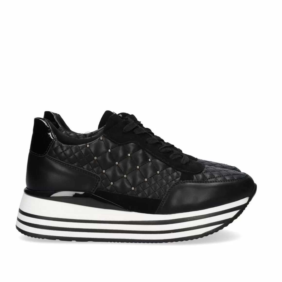 Exe Shoes Sneakers Mujer>Sneaker Plataforma Ex42 Em Preto
