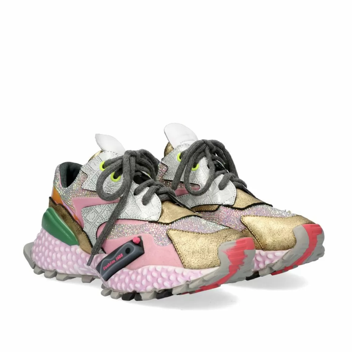 Exe Shoes Sneakers Mujer>Sneakers 929-1 Couro Rosa