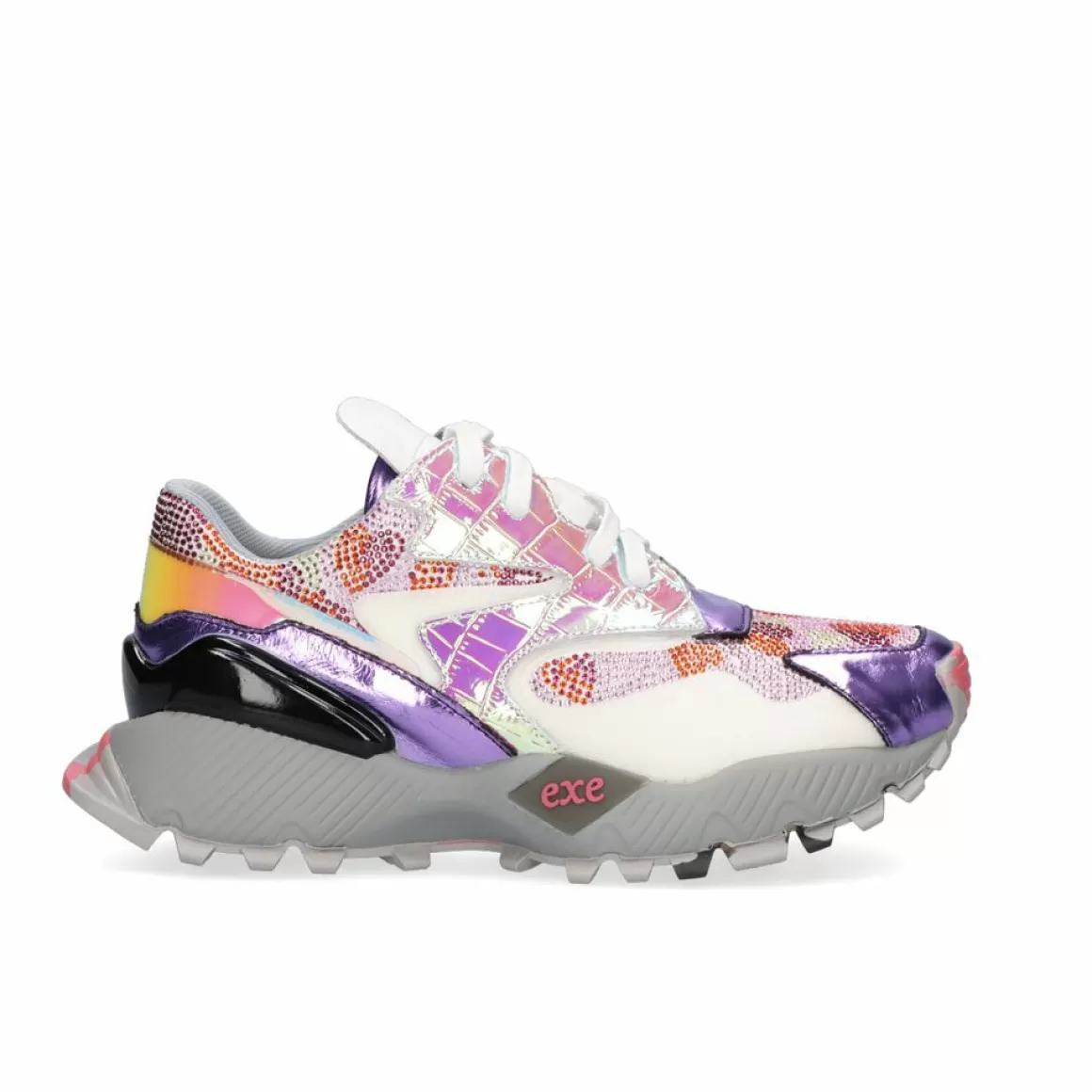 Exe Shoes Sapatilhas E Tenis>Tenis Exe 134-8 Couro Roxo