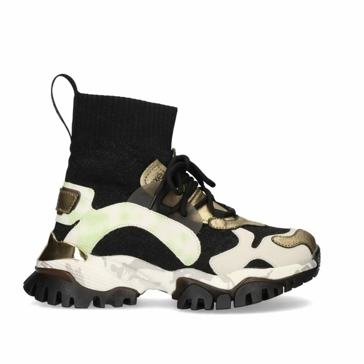 Exe Shoes Sapatilhas E Tenis>Tenis Exe Xy169-1 Couro Dourado
