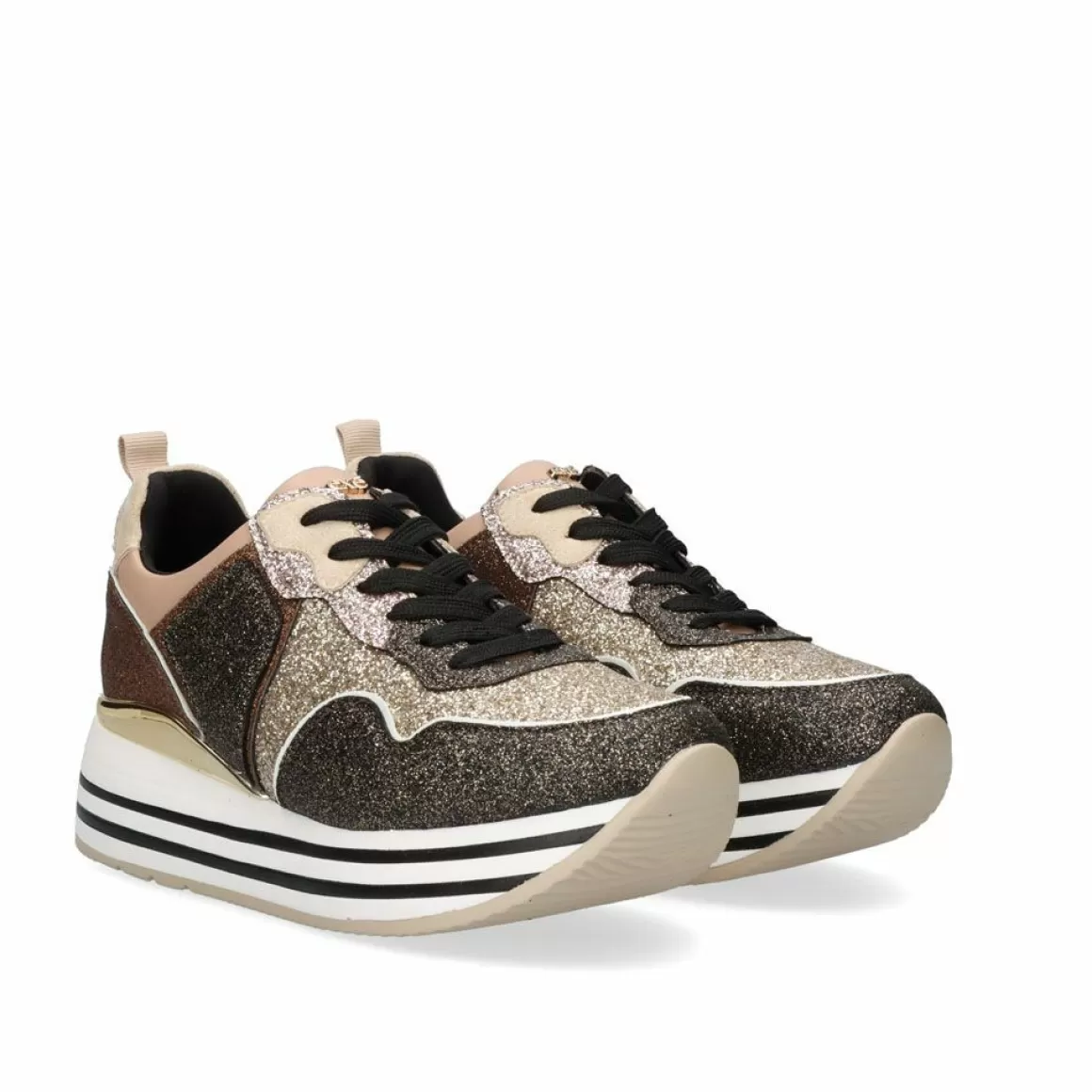 Exe Shoes Sapatilhas E Tenis>Tenis Glitter Plataforma 74-232Ex03 Glitter Dourado