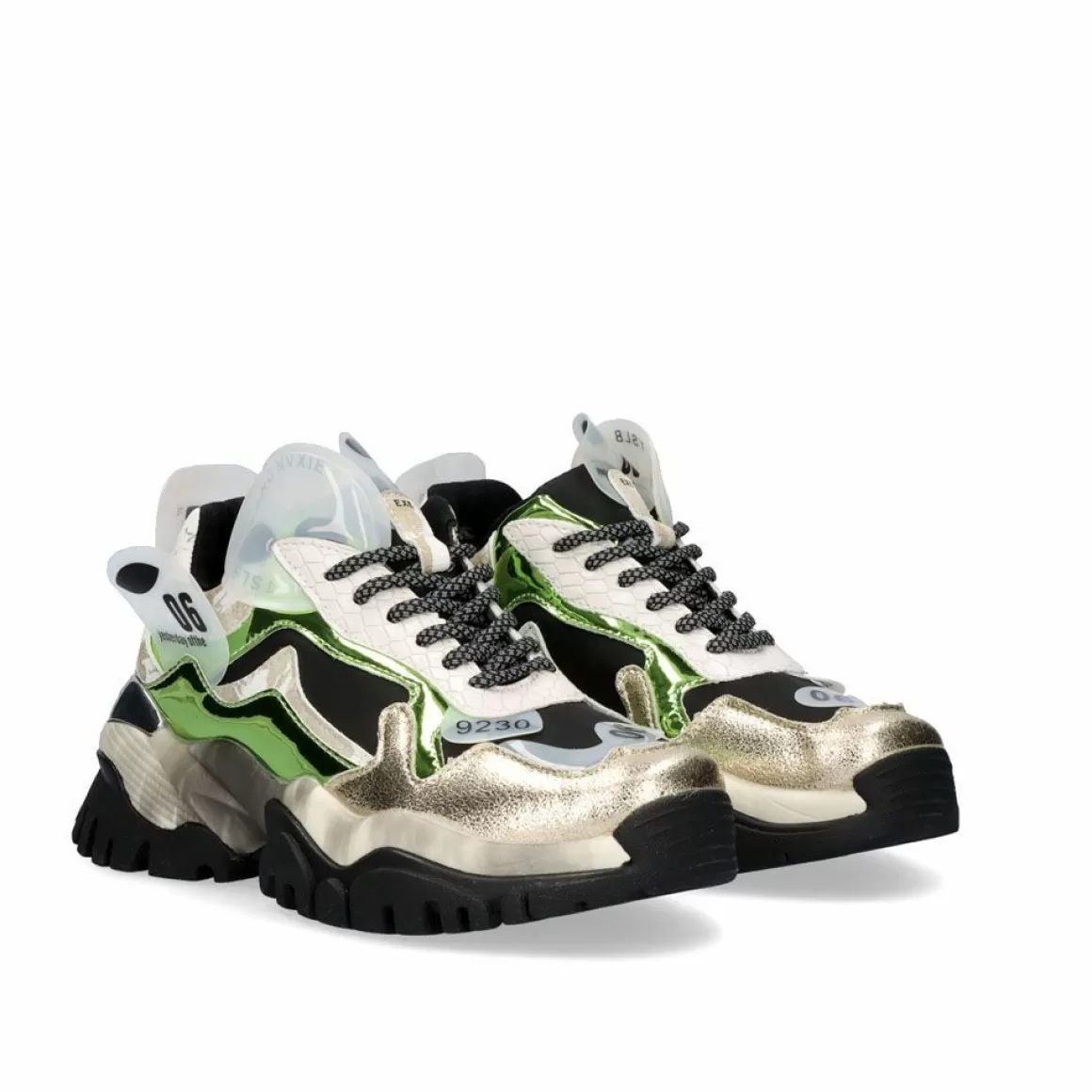 Exe Shoes Sapatilhas E Tenis>Tenis Plataforma 22E10-3 Dourado