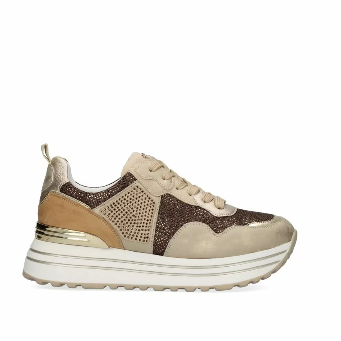 Exe Shoes Sapatilhas E Tenis>Tenis Plataforma 350-31Ex34 Beige