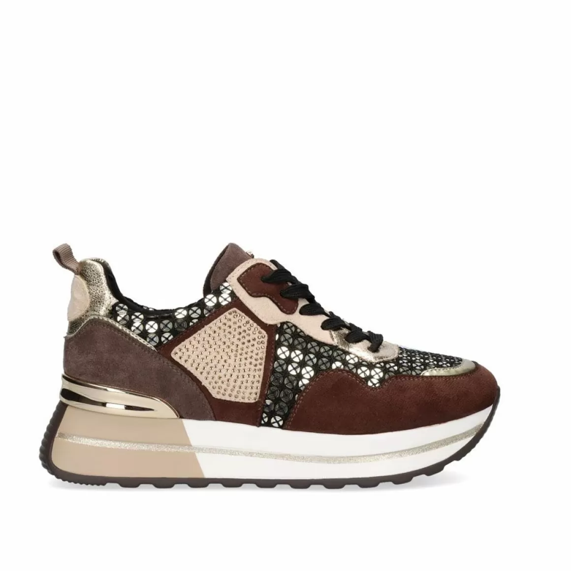 Exe Shoes Sapatilhas E Tenis>Tenis Plataforma 383-232Ex05 Castanho