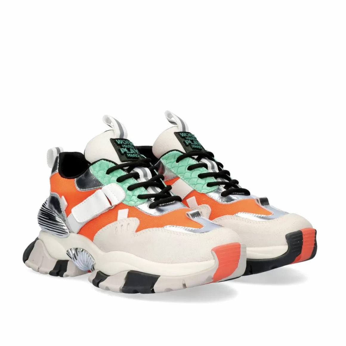 Exe Shoes Sneakers Mujer>Tenis Plataforma T33-1 Laranja