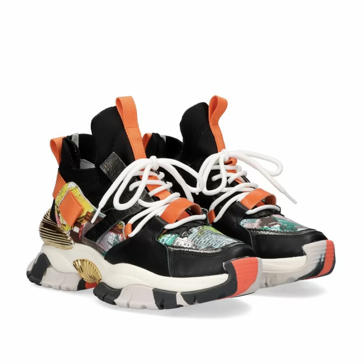 Exe Shoes Sneakers Mujer>Tenis Plataforma T33-5 Laranja