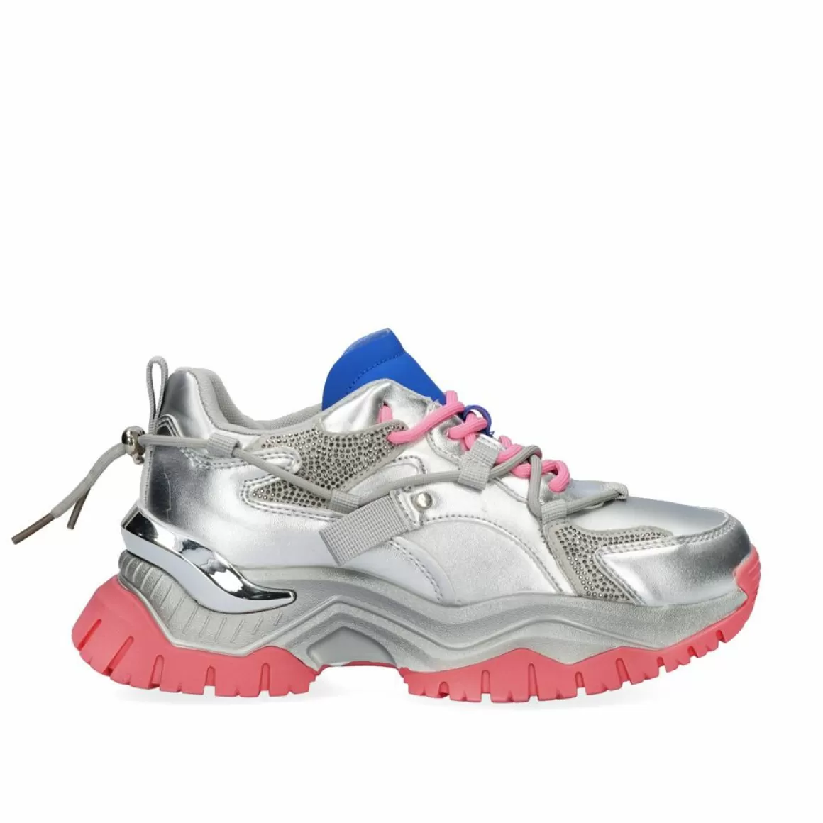 Exe Shoes Sneakers Mujer>Tenis Silver 22E02-1